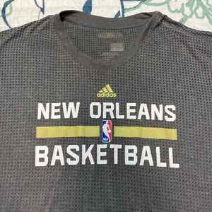 Adidas New Orleans Pelicans Basketball L/S Shirt 2XL